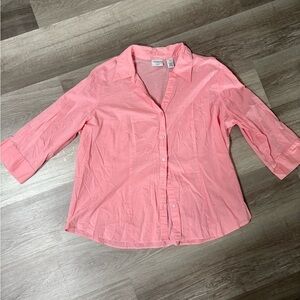 Covington Women's Coral Button-Down Shirt